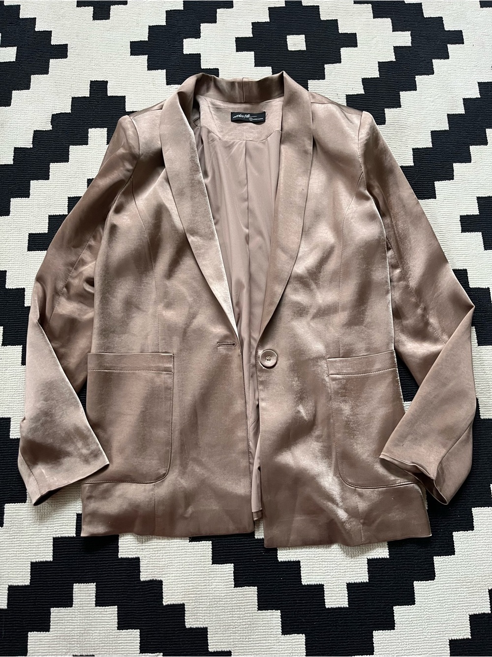 SATIN CHAMPAGNE BLAZER ❤️
